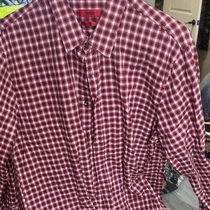 Hugo Boss mens dress shirt size XL slim fit